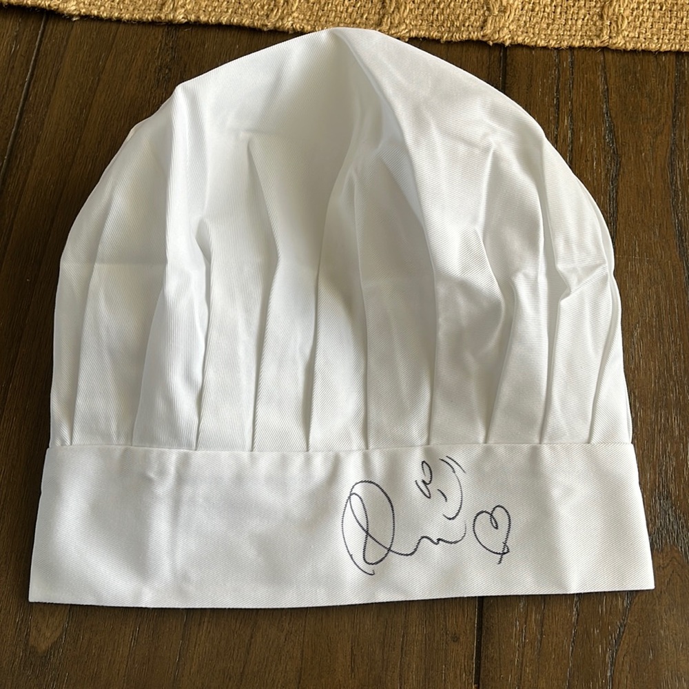 Chef Robert Irvine autographed chef’s hat
